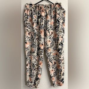 Women’s floral jogger dress pants